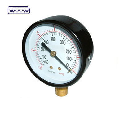 गुणवत्ता  Steel Vacuum Pressure Gauge Manometer Bottom Mount WYYW फैक्टरी