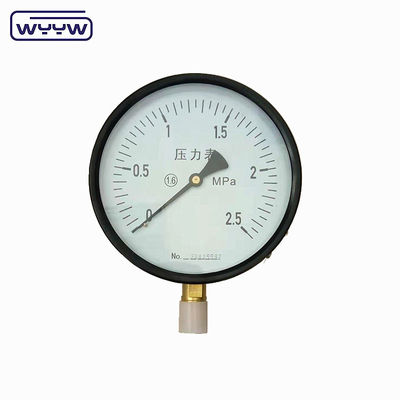 गुणवत्ता  Large Dial Economy Pressure Gauge Manometer 150mm Dial OEM फैक्टरी