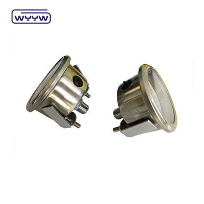 गुणवत्ता  Axial 2.5" U-Clamp Pressure Gauge Manometer / Back Connection Pressure Gauge फैक्टरी