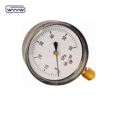 गुणवत्ता  60-100mm CmH2O Capsule Pressure Gauge Manometer 1.6% Accuracy फैक्टरी