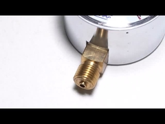 90mbar कैप्सूल प्रेशर गेज ब्लैक स्टील लो 60 मिमी बेलो टाइप मैनोमीटर