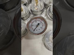 रियर कनेक्टिविटी या भरा हुआ प्रेशर गेज