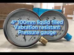 4" 100 मिमी 0~2.5MPa/0~1MPa क्रोम केस और क्रोम बेज़ेल,