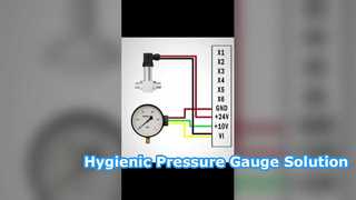 6" 150 मिमी 0-1.6 एमपीए 1.6 सटीकता वर्ग रिमोट प्रेशर गेज