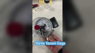 4" 100 मिमी 0 ~ 0.6 एमपीए सभी स्टेनलेस स्टील, पीछे विस्फोट रोधी के साथ।