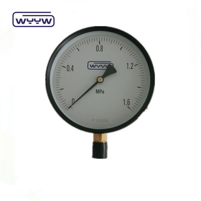सामान्य हवा हाइड्रोलिक 150 मिमी मानोमीटर M20X1.5 0-16bar 160 मिमी दबाव गेज