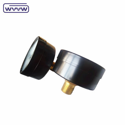 सामान्य Y-40Z0-10BAR PSI 40mm 1.5 &quot; अक्षीय काले स्टील पोर्टेबल दबाव गेज