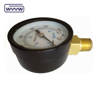 उपकरण मापने के लिए प्रयोग किया जाता है 60mm आर्थिक 0-10bar हवा वायुमंडलीय दबाव गेज