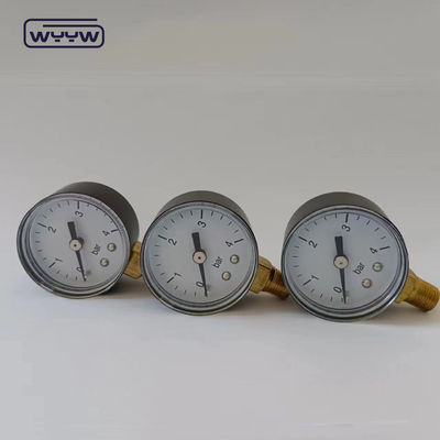 1.5इंच 40 मिमी उच्च गुणवत्ता वाले दबाव gauge manometer सस्ते दबाव gauge नीचे कनेक्शन कारखाने प्रत्यक्ष बिक्री