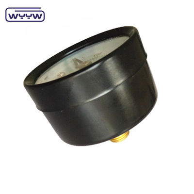 60MM 0-10 kgcm2 &amp; 150 psi काली स्टील के मामले पानी के दबाव के लिए सफेद डायल मैनोमीटर
