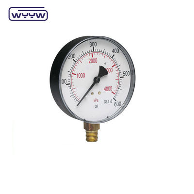 6&quot; 150mm सटीकता 1.0% उच्च परिशुद्धता मैनोमीटर दबाव गेज