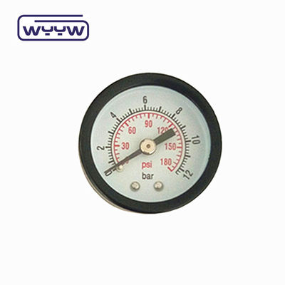 लघु नवीनतम उत्पाद प्रचार 0-160 Psi 0-10 Bar 1/8 Npt 40mm अक्षीय दबाव गेज