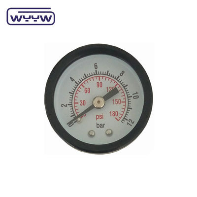 लघु नवीनतम उत्पाद प्रचार 0-160 Psi 0-10 Bar 1/8 Npt 40mm अक्षीय दबाव गेज