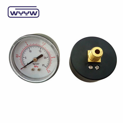 चीन प्रेशर गेज फैक्टरी मूल्य 1.5&quot; 40mm 0-3.5bar प्लास्टिक अक्षीय गैस मानोमीटर