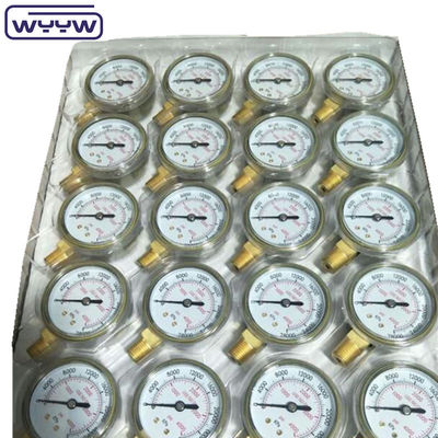 प्रतिस्पर्धी मूल्य के साथ उच्च गुणवत्ता CE EN837-1 पानी हवा 1psi (0 - 600 Psi) Npt 1/4 तेल पानी दबाव गेज
