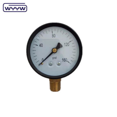 प्रतिस्पर्धी मूल्य के साथ उच्च गुणवत्ता CE EN837-1 पानी हवा 1psi (0 - 600 Psi) Npt 1/4 तेल पानी दबाव गेज