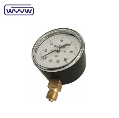 बेलोस प्रकार कैप्सूल दबाव गेज 63mm InH2O मानोमीटर 100 Mbar
