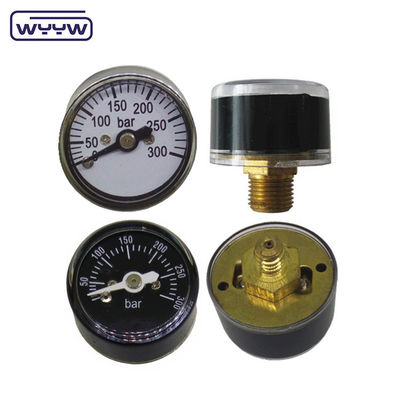 उच्च गुणवत्ता वाले OEM उपलब्ध प्लास्टिक कवर मिनी M10X1 1/8 &quot;जी 1 इंच 25 मिमी दबाव गेज 5000psi