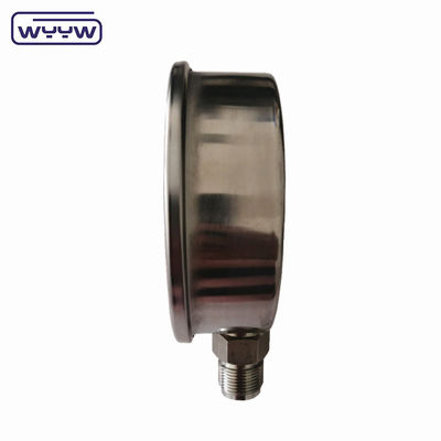 SS304 0-100Bar PSI 63mm 100mm ग्लिसरीन मैनोमीटर प्रेशर गेज ग्लिसरीन भरा हुआ
