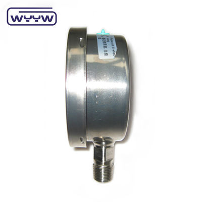 100mm 4 इंच kgf/cm2 psi डबल स्केल सभी स्टेनलेस स्टील तेल दबाव मैनोमीटर निर्माता चीन में