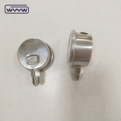 तरल से भरा प्रेशर गेज 50 मिमी नीचे 1/4 &quot;एनपीटी OEM प्रेशर मीटर