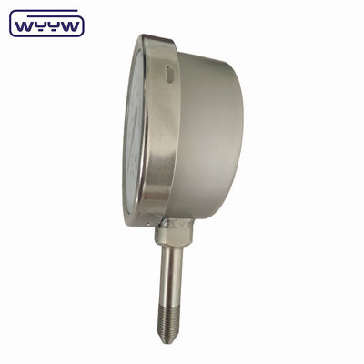औद्योगिक तरल से भरा प्रेशर गेज 63mm 100mm 150mm विकल्प