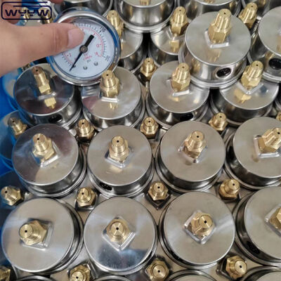 स्टेनलेस स्टील वैक्यूम प्रेशर गेज, 60 मिमी डायल आकार और औद्योगिक अनुप्रयोगों के लिए बैक माउंट के साथ