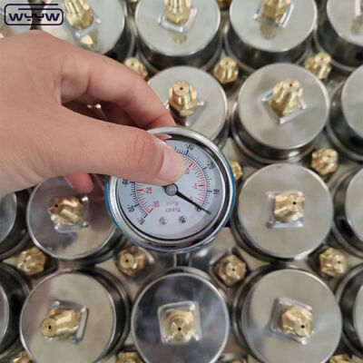 2" डायल आकार और कस्टम प्रेशर रेंज के साथ स्टेनलेस स्टील वैक्यूम प्रेशर गेज