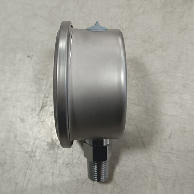 सटीक निम्न-दबाव मापन के लिए दोहरी पैमाने के साथ 2.5 इंच ग्लिसरीन भरा रेडियल प्रेशर गेज