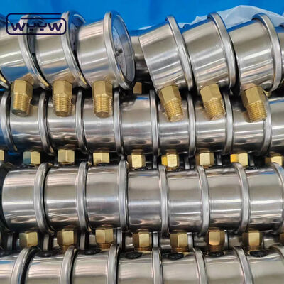 स्टेनलेस स्टील 50 मिमी ग्लिसरीन से भरा हुआ तरल से भरा हुआ दबाव गेज