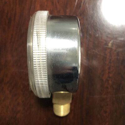 0-4000 पीएसआई रेंज के साथ 2-इंच ऑक्सीजन प्रेशर गेज प्राकृतिक और एलपीजी गैस अनुप्रयोगों के लिए ऑक्सीजन-सुरक्षित प्रमाणित