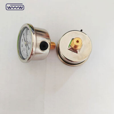 अग्निशमन प्रणालियों के लिए 40 मिमी ग्लिसरीन से भरा प्रेशर गेज 2500kPa